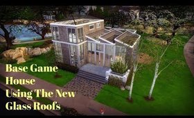 Base Game Only House Featuring The New Glass Roofs The Sims 4