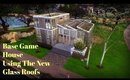 Base Game Only House Featuring The New Glass Roofs The Sims 4