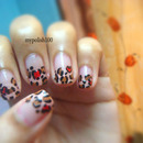cutepolish inspired Valentine's Day Leopard Nails!! 