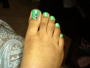 just did my own toes for this time