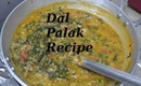 Dal Palak Recipe (Spinach with lentils / split pulses)