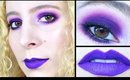 Monochrome Purple Smoky Eye Look ft Sugarpill & Urban Decay