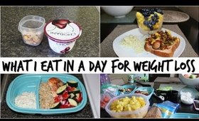 WHAT I EAT IN A DAY FOR WEIGHT LOSS & MINI MEAL PREP