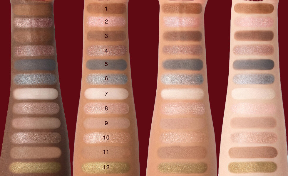 Charlotte Tilbury Hollywood Palette Swatches
