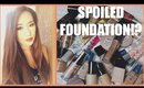 SPOILED FOUNDATIONS!? | Foundation Collection | Makeup Collection Clean Out Part 3 ♡ hollyannaeree