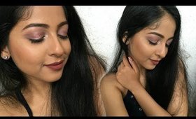 EASY MAUVE GLAM Makeup Tutorial for Indian Skintone | Stacey Castanha