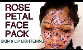 Rose Face Pack For Dry Skin How to get Fair glowing healthy clear skin at home Desi Beauty Secrets