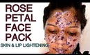 Rose Face Pack For Dry Skin How to get Fair glowing healthy clear skin at home Desi Beauty Secrets