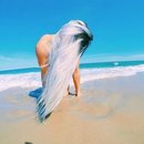 White mermaid hair