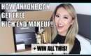 HOW TO GET FREE MAKEUP + WIN THIS $500+ HIGH END BEAUTY UNBOXING