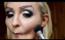 Silver and Black Bionic Glam Make-up