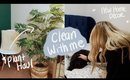 NEW HOME DECOR, PLANTS & CLEAN WITH ME
