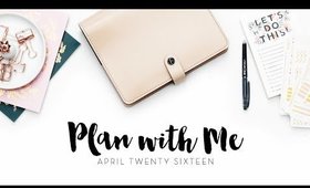 Plan With Me! | April 2016