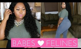 Babes and Felines Tummy Control Leggings Try On