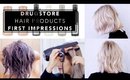 DRUGSTORE HAIR PRODUCTS First Impressions | Milabu