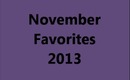 November Favorites 2013