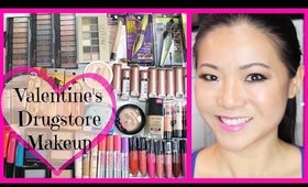 Valentines Day Drugstore Makeup Tutorial | First Impressions