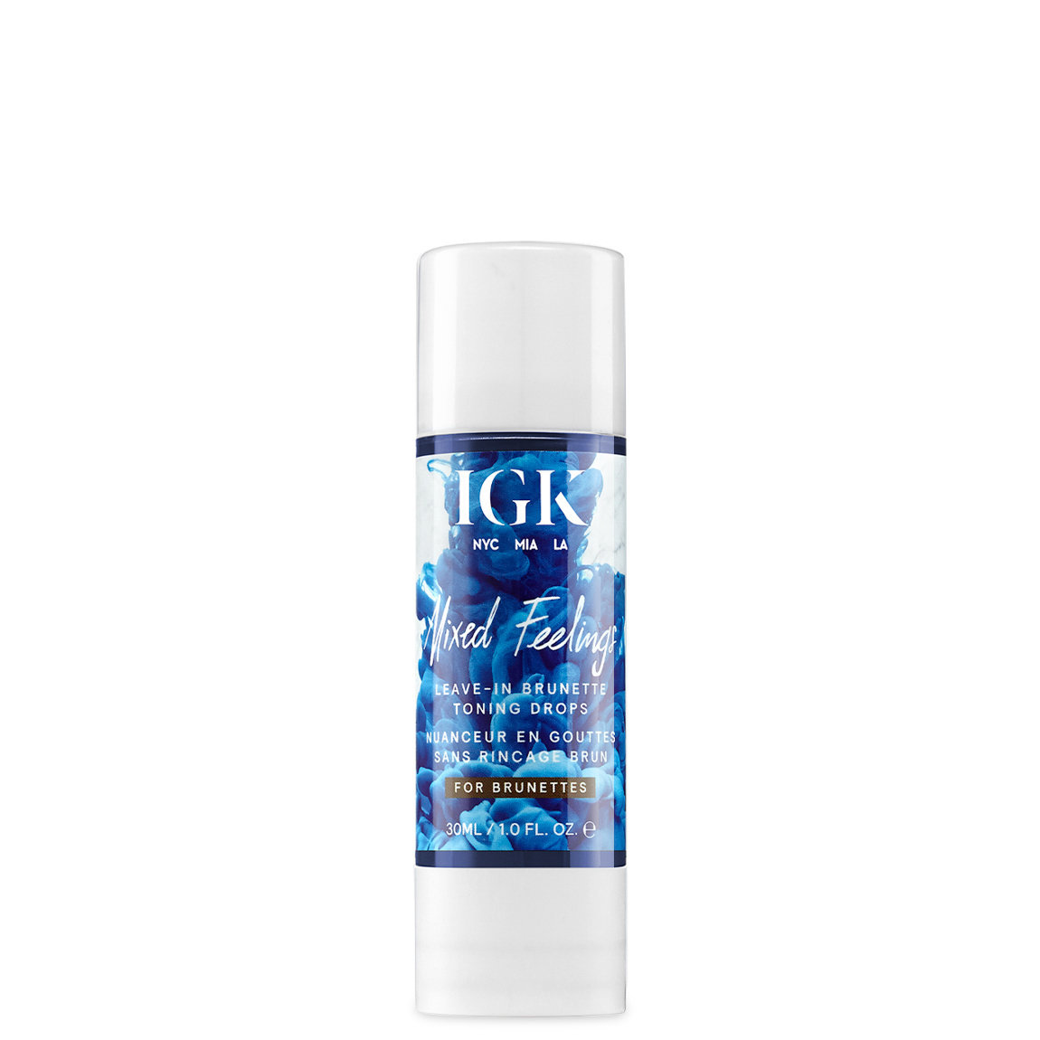 IGK Mixed Feelings Leave-In Brunette Toning Drops alternative view 1 - product swatch.