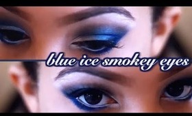Winter Blue Smokey Eyes Tutorial