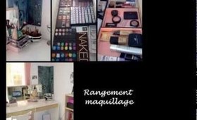 Mon rangement maquillage