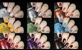 China Glaze FW Collection Live Swatch + Review!