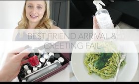 Best Friend Arrival & Greeting Fail | #JessicaVlogsJuly