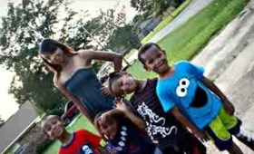 Photos of my baby sister and my boys her homecoming  dance
