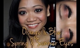 Orange & Blue Spring & Summer Eyes