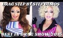 BEST IN DRAG 2015 BEHIND THE SCENES | DRAG MAKEUP STEP BY STEP ON 2 DIFFERENT QUEENS- mathias4makeup