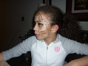 my sister as a cat