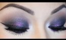 Purple Glittery Smokey Eye Tutorial ♡ MAC Young Punk