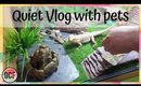 Quiet lazy day vlog with pets, penpalling and journalling (homebody)