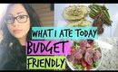 What I Ate Today // Cooking On A Budget