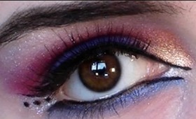 Arabic Eye Makeup- Ocean Sunset المكياج العربي