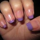 Purple French Tips