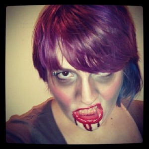 "pretty" zombie, thus the blush, lol