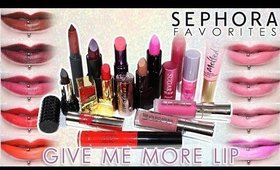 Review & Swatches: SEPHORA FAVORITES Give Me More Lip Set (2015) | Dupes!