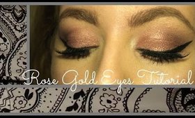 Rose Gold Eye Tutorial | BeautyFixxation