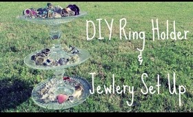 DIY Ring Holder and Jewlery Set Up