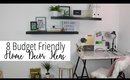 8 Room Decor & Home Decoration Ideas on a Budget | Affordable Luxe