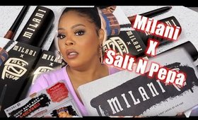 LET'S EXPRESS OURSELVES WITH MILANI X SALT & PEPA'S MAKEUP COLLAB |DEMO