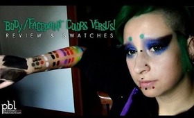 Body/Facepaint Colors VERSUS! - Review & Swatches (WolfeFX, DiamondFX, Cameleon, Kryolan)
