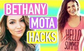 BETHANY MOTA HACKS  | Paris & Roxy