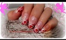 VALENTINE'S DAY FRENCH NAIL ART, HEARTS, TUTORIAL - ♥ MyDesigns4You ♥