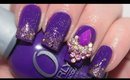 Purple Elegance | Glitter Gradient Tutorial