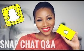 ARE YOU SINGLE?  IS YOUTUBE YOUR JOB? - SNAPCHAT Q & A | DIMMA UMEH