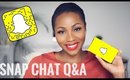 ARE YOU SINGLE?  IS YOUTUBE YOUR JOB? - SNAPCHAT Q & A | DIMMA UMEH