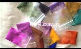 Lot of 14 Sample Pigment Matte DIY CP MP Soap Cosmetic Powders