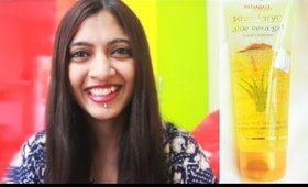 NEW Patanjali Aloe Vera Gel _ Saundarya Kesar Chandan | Review & How to Use