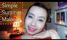 Effortlessly Simple Summer Makeup (Perfect for Hot Days!) 2014